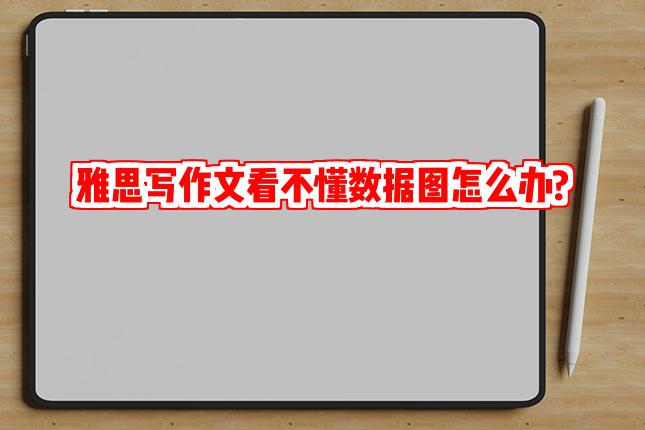 雅思写作文看不懂数据图怎么办?